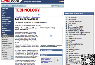 CNN评选助听器名列前25大科技发明